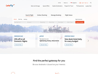 Letsfly home Page