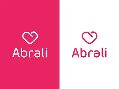 Abrali Logo branding bright fashion flat logo love mark minimal stroke