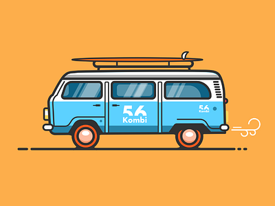 Flat Volkswagen van illustration tutorial. 2d affinity affinitydesigner design designer flat illustration tutorial van vector volkswagen