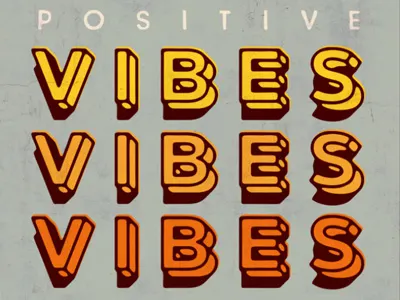 Vibes retro texture twentyonecreative type typography