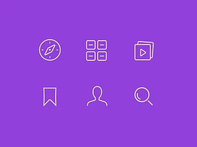 Icons art glyph icon line minimal navigation simple symbol