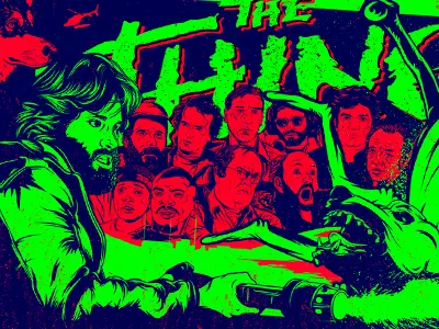I Know I'm Human |The Thing Artbook alien horror john carpenter kurt russell movie poster rj macready science fiction the thing the thing artbook vector