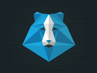 Project Kodiak bear illustration illustrator kodiak polygon shirt design vector