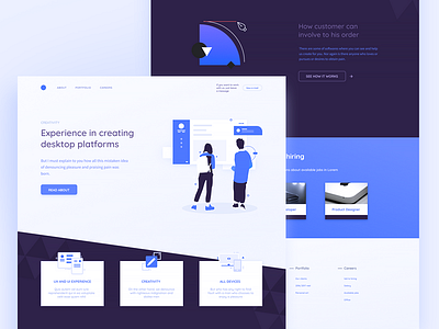 🍇 Lorem digital agency agency dailyui digital figma freebie icon illustration landing page ui ux website