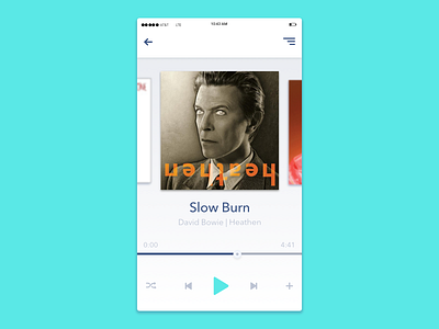 Daily UI - #009 daily ui music music player play ui ux