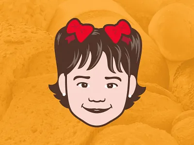 Nena brand bread character fruits illustration ilustración marca