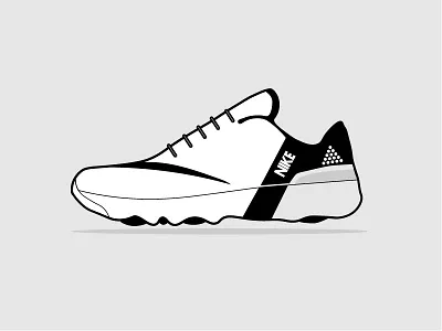 Golf Shoes golf golf shoes illustration nike