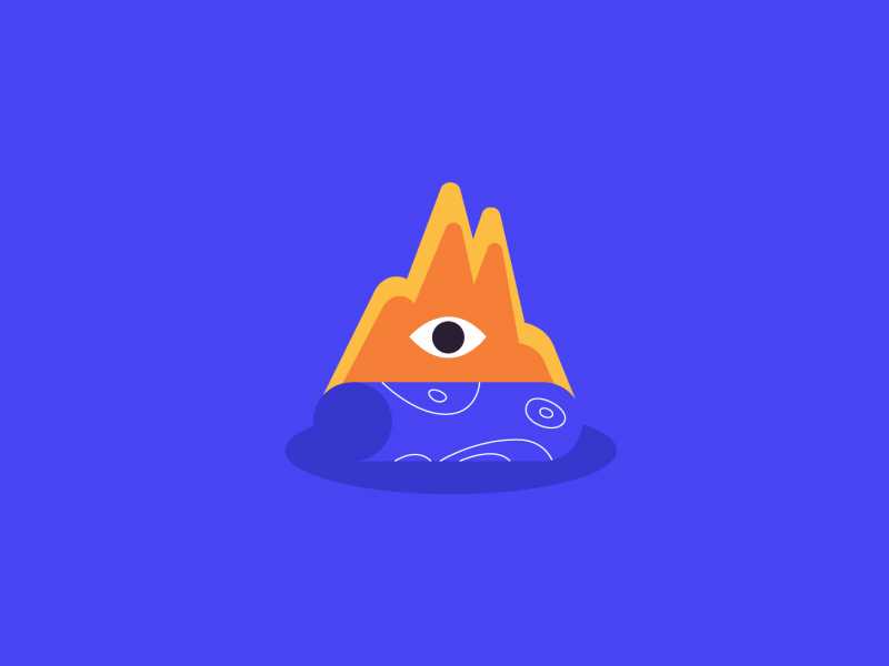 Hi! First shot animation fire hi illustration