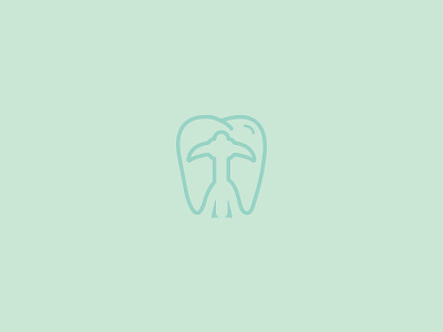 Toothpick Dentistry logo logo design negative space pick tooth