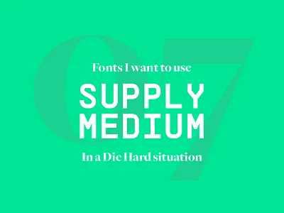 Fonts I Want To Use Supply font inspiration type typography