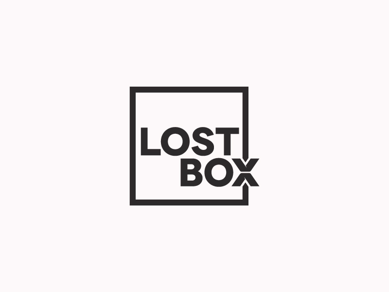 Lostbox – X Marks The Spot arrow box brand geometric identity letter logo mark network symbol typography x