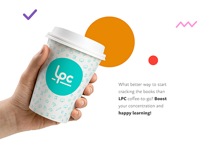 LPC - 1st Croatian online learning store branding color cute design education icon illustration logo pattern ui ux web