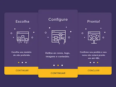 Onboarding app builder illustration onboarding prototype site ui ux