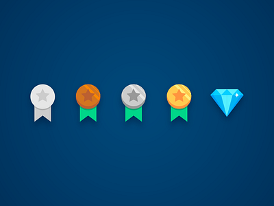 Tokopedia Reputation Icon Redesign badge diamond ecommerce flat icon icon icon design rating reputation ui