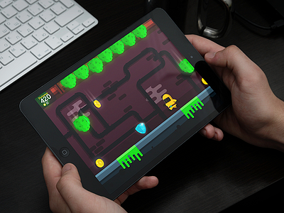 SKLV2D | Game concept 2d acid art casual concept game ipad swamp