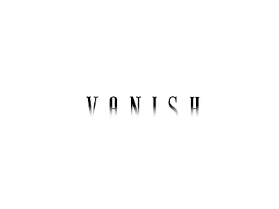 Vanish blackandwhite concept graphic design logo logo design logotype minimalistic simple vanish