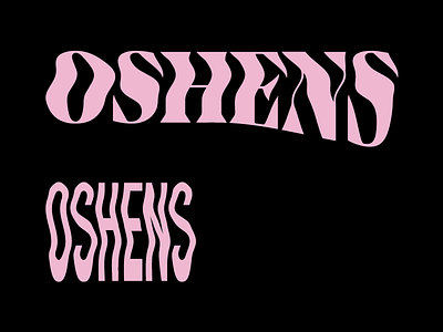 Playing with watery type for a friend's band distortion typography
