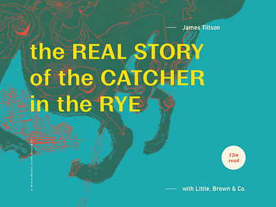 Article Typography - Catcher in the Rye article color design eames font green header headline type typography visual web