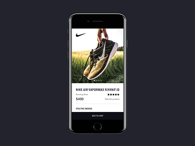 Nike Product Details Page_Concept Design mobile app nike ui ux