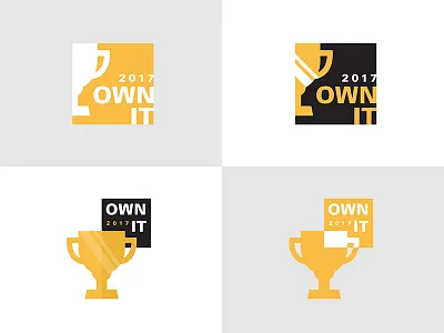 Own It 2017 corporate corporate logo event event branding logo logos own it trophy vector