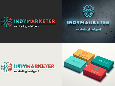 Logo for marketing business branding design logo