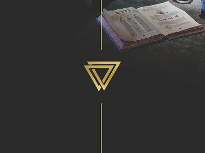 Interlocking Triangle Brand Symbol brand branding dark design geometric mark symbol triangle