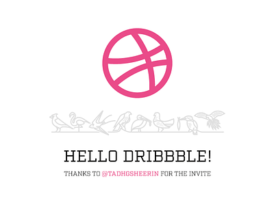 Hello Dribbble! dribbble firstshot hellodribbble