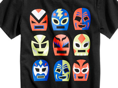 Super Lucha kids lucha superhero tshirt