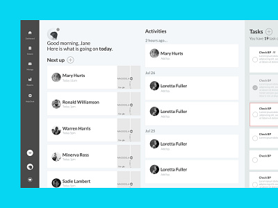 The start of something special app colours design health web wireframe