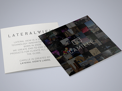 Camille - app camera design graphic identity mobile phone
