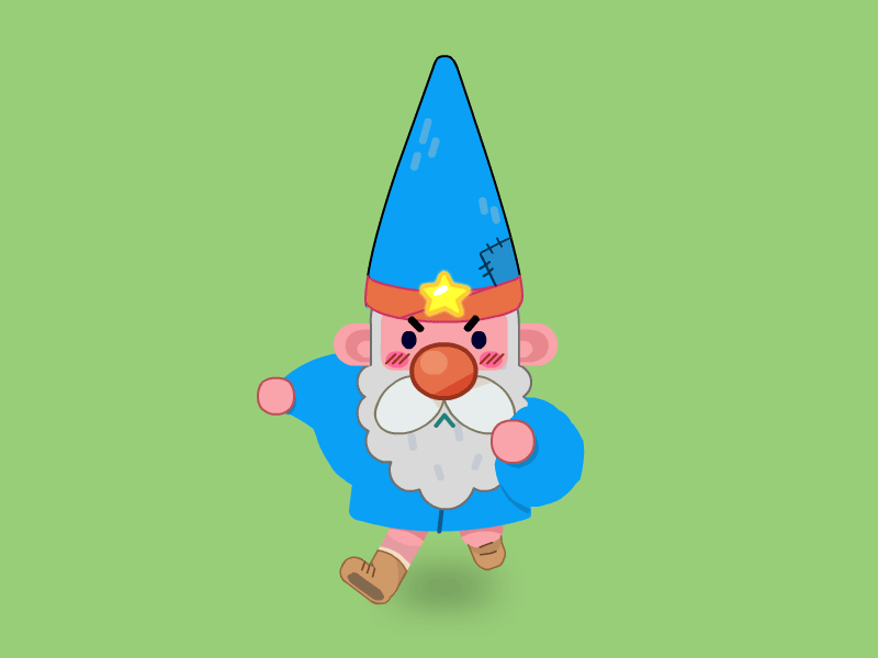 Wizard Walk Loop animate animation character flash game walk cycle wizard