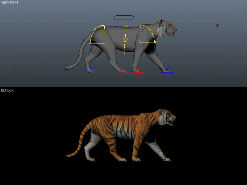 quadruped creatures 3d animation cg maya mechanics quadruped