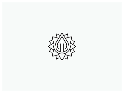 Dahlia building dahlia drop water flower line art lineart liquid oil real estate simple