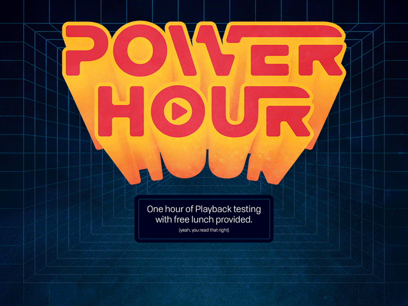 POWER HOUR YEAH 80 animation company culture gif neonoire poster synth synthwave