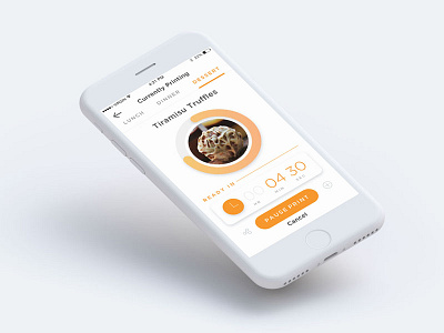 Tiramisu Truffles Anyone? app design ui