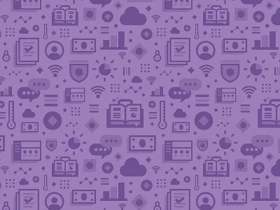 Dem icons yo! austin cloud communication design finance ibm iconography icons mudhsock pattern