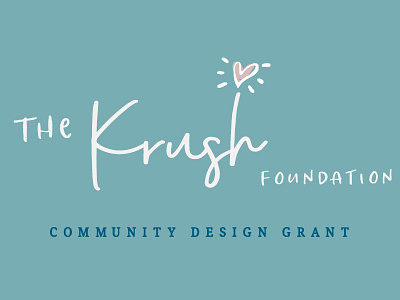 The Krush Foundation community design grant krush design co logo design toowoomba the krush foundation toowoomba community design toowoomba graphic design