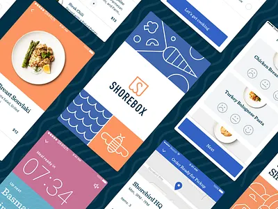 Shorebox mobile app overview android illustration ios mobile photography product design sentinel splash screen startup ui ux
