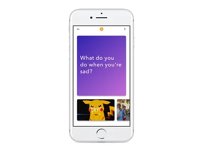 Find Your Practice - Prototype 1 gif gradients ios mindfulness quiz