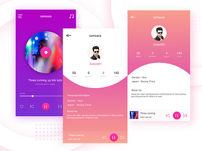 Colorful app color ui