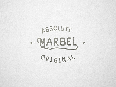 Marbel Absolute Original absolute badges font logo marbel original typeface typography