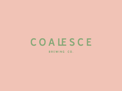 Coalesce coalesce logo type typography