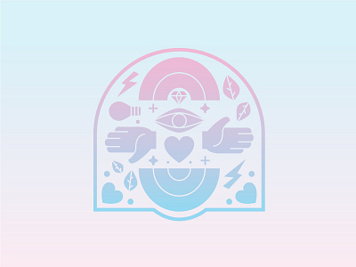 Card gradient graphic design illustration illustrator tarot card vector