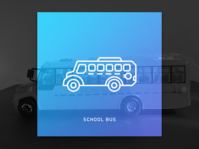 School Bus icon bus school