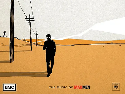 Don't thing twice it's all right bob dylan cover design graphic design hellmark lp mad men ned 13