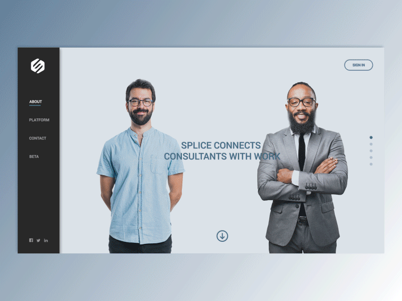 Splice Hover design hover ui ux web web design