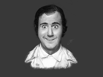 Andy Kaufman - Digital Illustration adobe photoshop sketch apple pencil digital illustration ipad pro