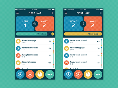 Referee App Revisited app ios materik mattias eriksson referee soccer ui ux