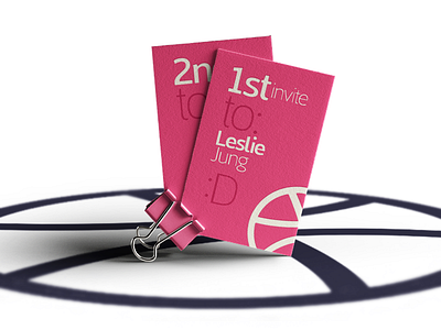 1st Invite dribbble invites