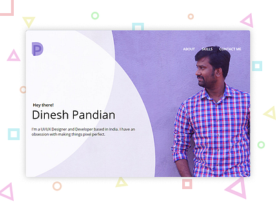 My web site portfolio profile ui ux web design web site